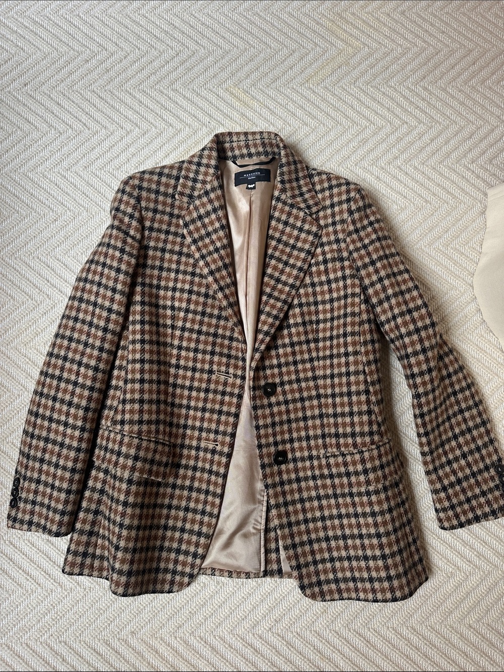 MaxMara weekend plaid blazer size 2